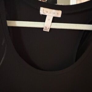 Leith Classic Black Tank Top Dress